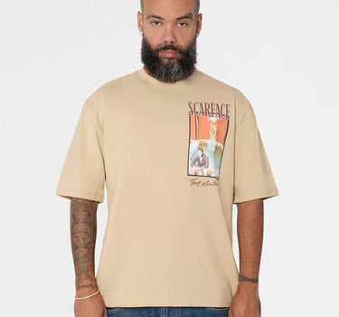 Scarface World Graphic Tee - Khaki