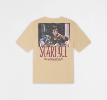 Scarface World Graphic Tee - Khaki