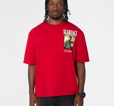 Scarface Graphic Short Sleeve Tee - Red