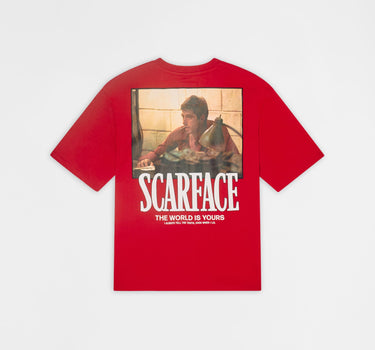 Scarface Graphic Short Sleeve Tee - Red