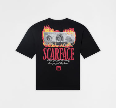 Scarface Fire Short Sleeve Tee -Black
