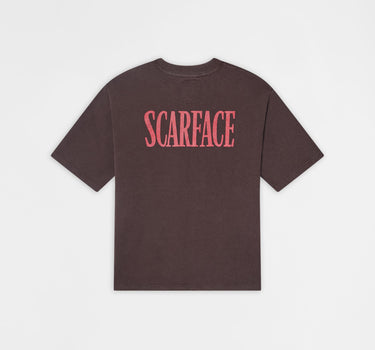 Scarface Fleece Cover Art Tee - Brown