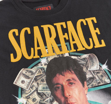 Scarface Money First Short Sleeve Tee - Black