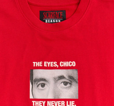 Scarface The Eyes Short Sleeve Tee - Red