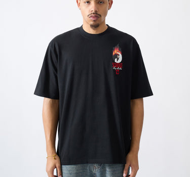 Scarface Fire Short Sleeve Tee -Black