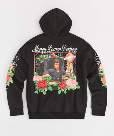 Scarface Roses Hoodie - Black