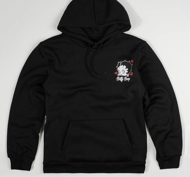 Women Betty Boop Be Real Hoodie - Black