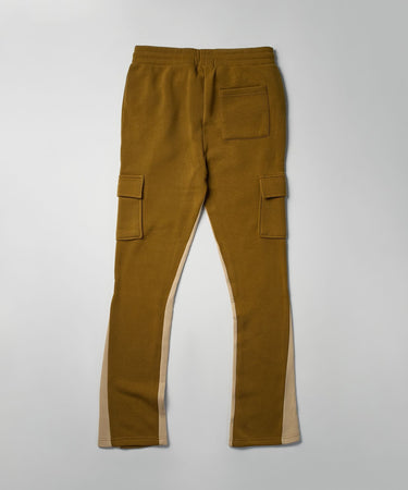 Flare Fleece Sweatpants - Khaki
