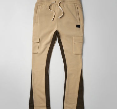 Flare Fleece Sweatpants - Beige