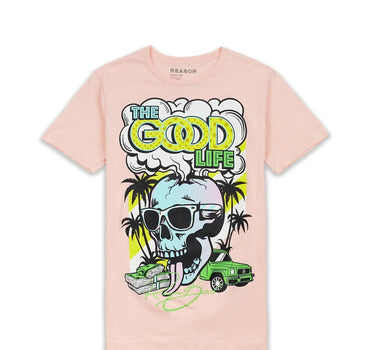 The Good Life Short Sleeve Tee - Pink