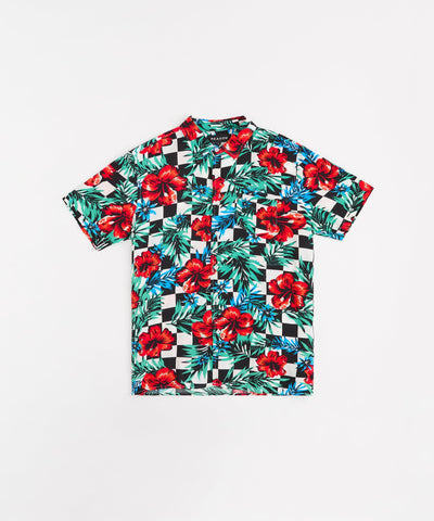 Floral Check Short Sleeve Shirt