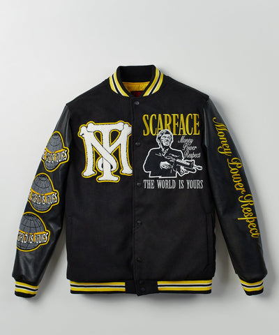 Scarface PU Varsity  Jacket
