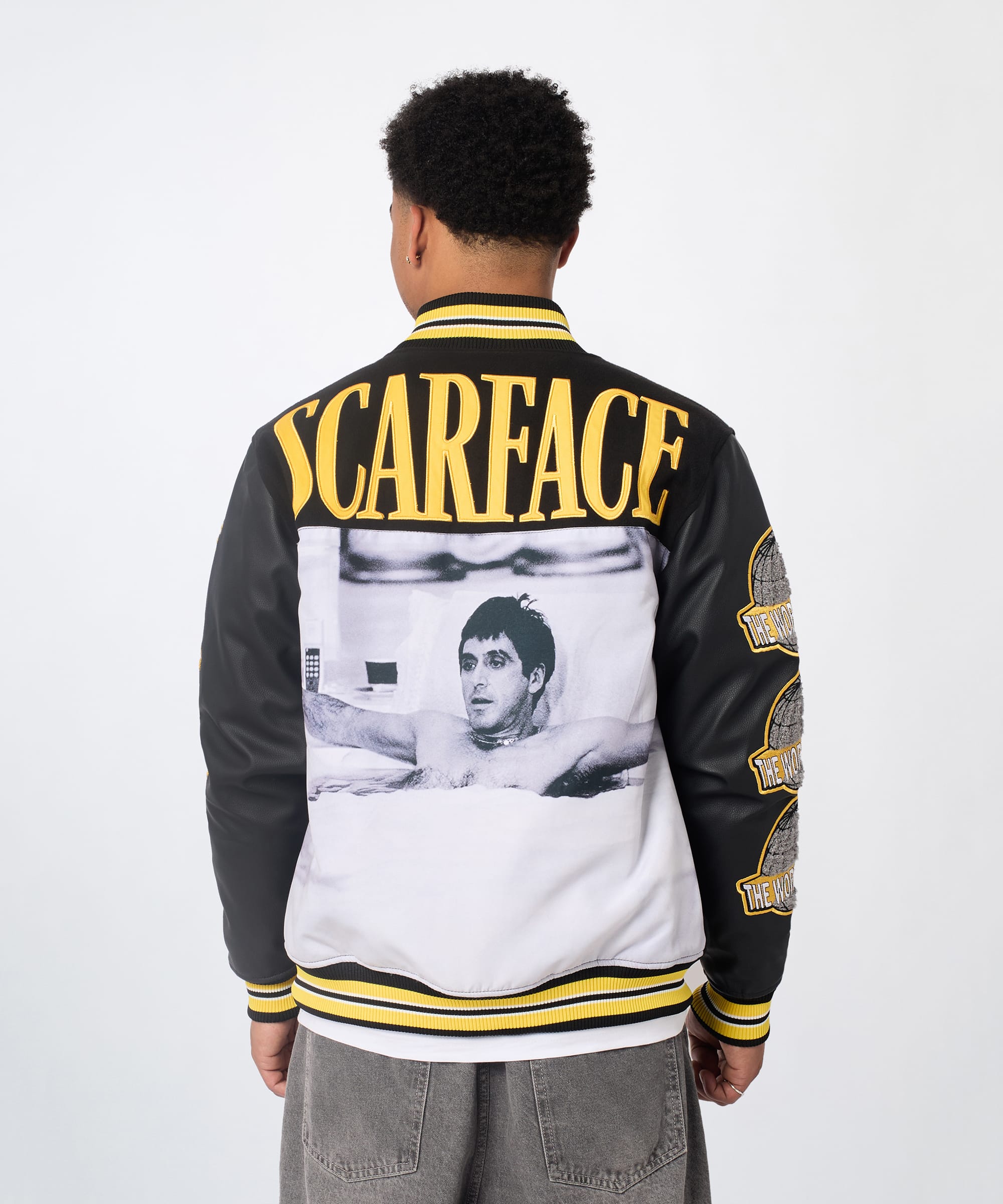 Scarface PU Varsity Jacket – Reason Clothing