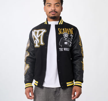 Scarface PU Varsity  Jacket