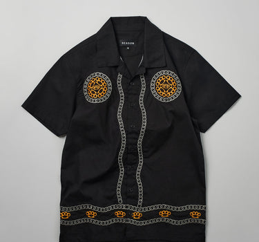 Yuma Embroidery Shirt - Black