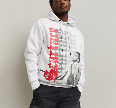 Scarface Old English Hoodie - White