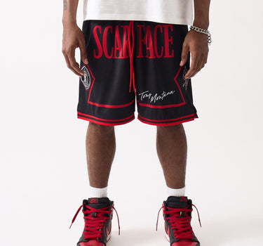 Scarface Basketball Shorts - Black