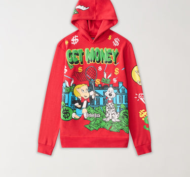 Richie Rich Get Money Hoodie - Red
