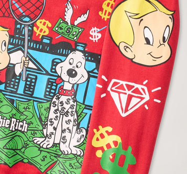 Richie Rich Get Money Hoodie - Red