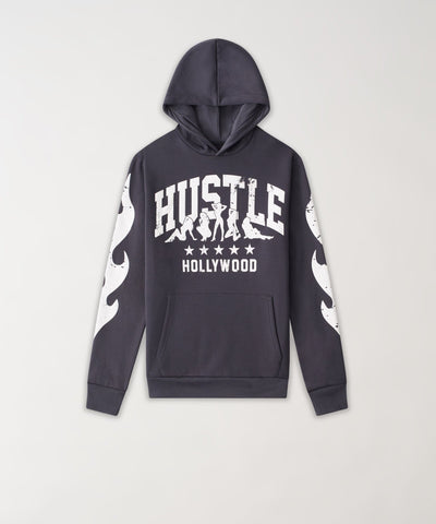 Hustle Hollywood Hoodie - Black