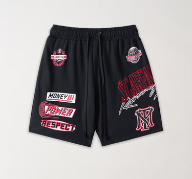 Scarface Racing Short - Black