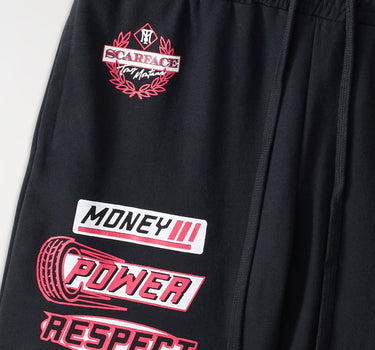 Scarface Racing Short - Black