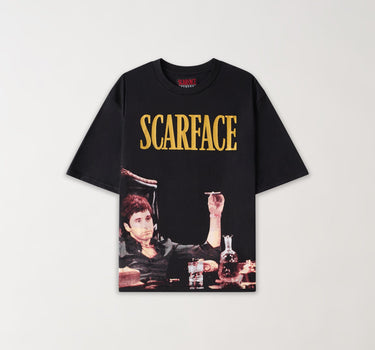 Scarface Photo Print Money Tee - Black