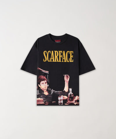 Scarface Photo Print Money Tee - Black