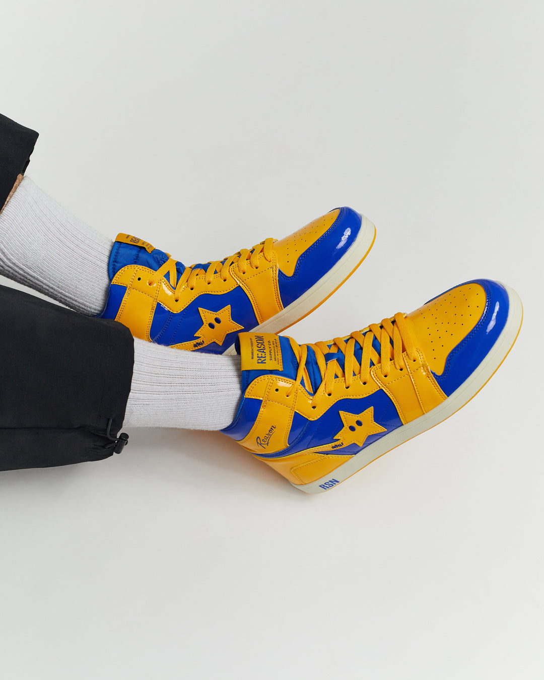 Shooting Star Sneakers - Yellow – Reason Clothing