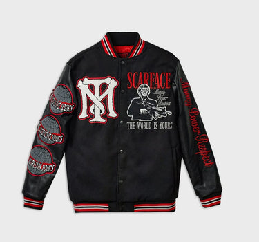 Scarface Pu Varsity  Jacket