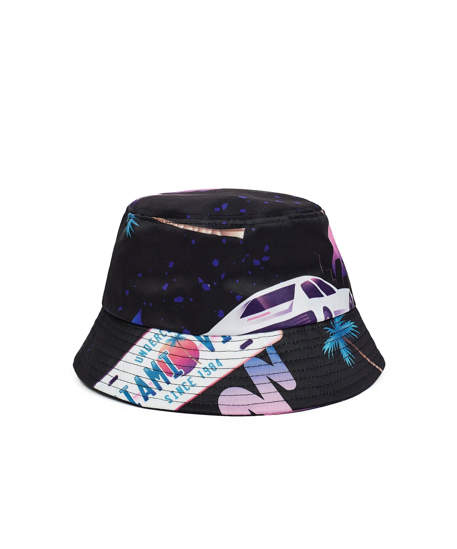 The Miami Vice Curved Brim Fitted Cap