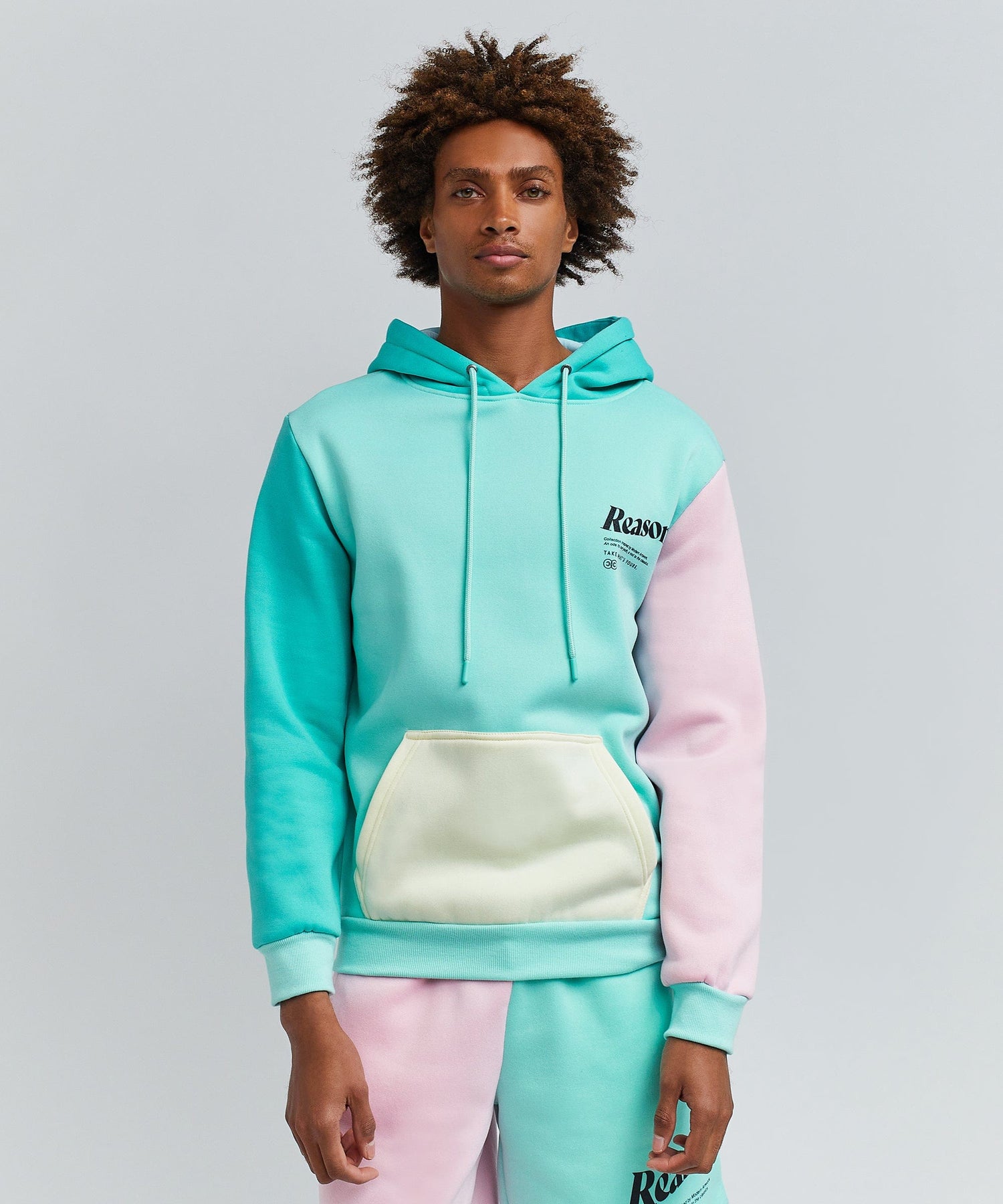 Pastel Colorblock Hoodie – Reason Clothing