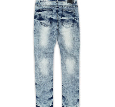 Plus Size Wright Medium Wash Moto Jeans