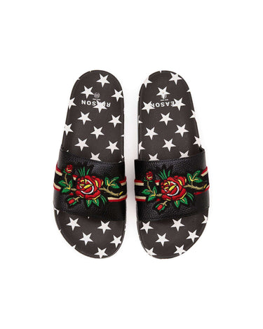STARS AND ROSES SLIDES Reason Clothing