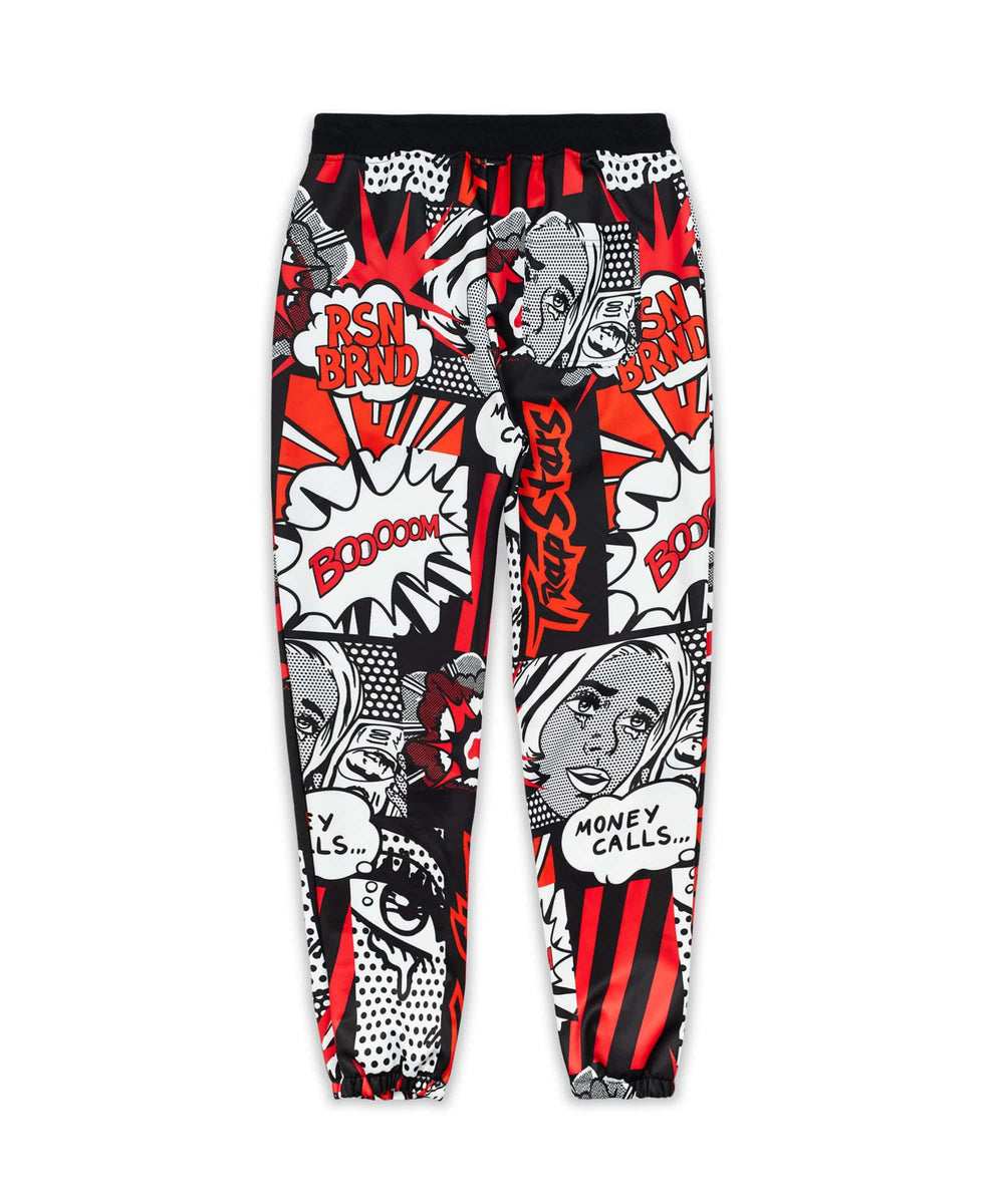 Money Calls Comic Print Jogger – Reason Clothing