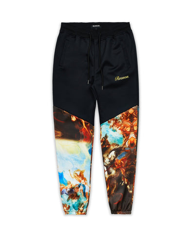 Plus Size Allover Print Renaissance Joggers