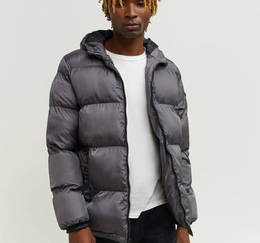 Winslow Basic Hooded Puffer Jacket - Grey
