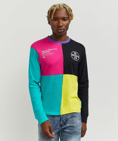 Nolan Color Block Long Sleeve Tee