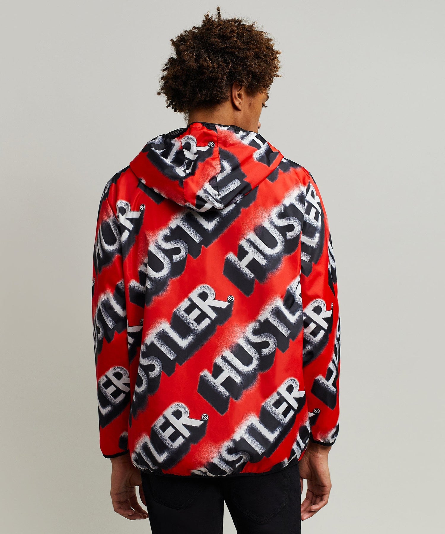 Hustler Spray Half-Zip Logo Anorak – Reason Clothing