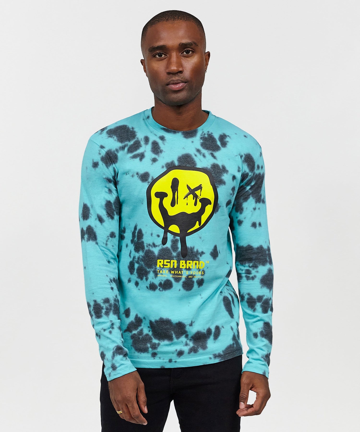 Aqua Smile Tie Dye Ls Tee – Reason Clothing