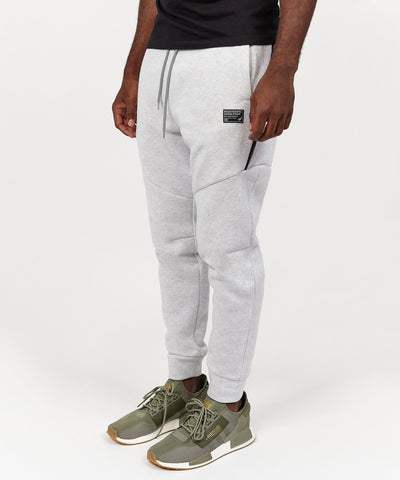 Haram Slim Fit Jogger With Zip Detail - Light Grey