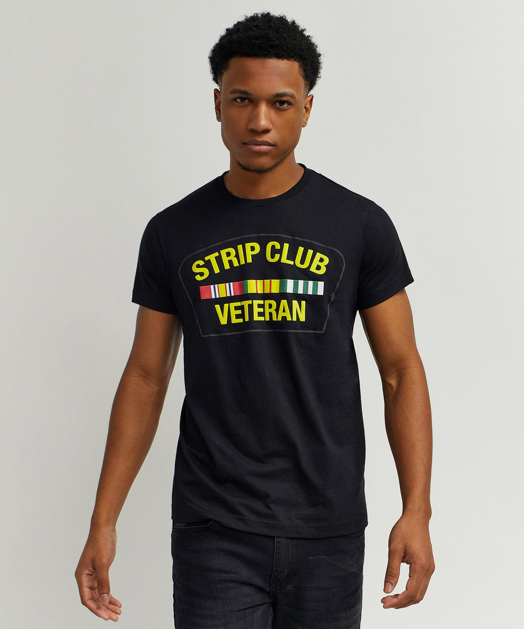 Strip Club Veteran Short Sleeve Tee - Black – Reason Clothing