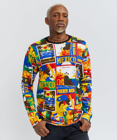 Hispanic Tile Long Sleeve Tee