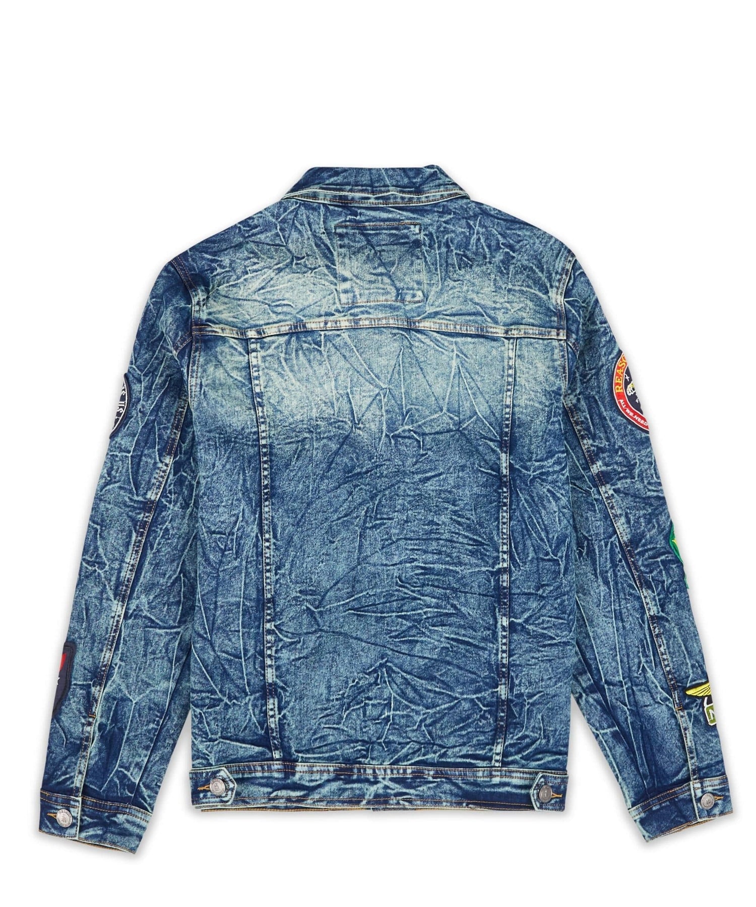 Service Multi Patchwork Denim Jacket – Reason Clothing