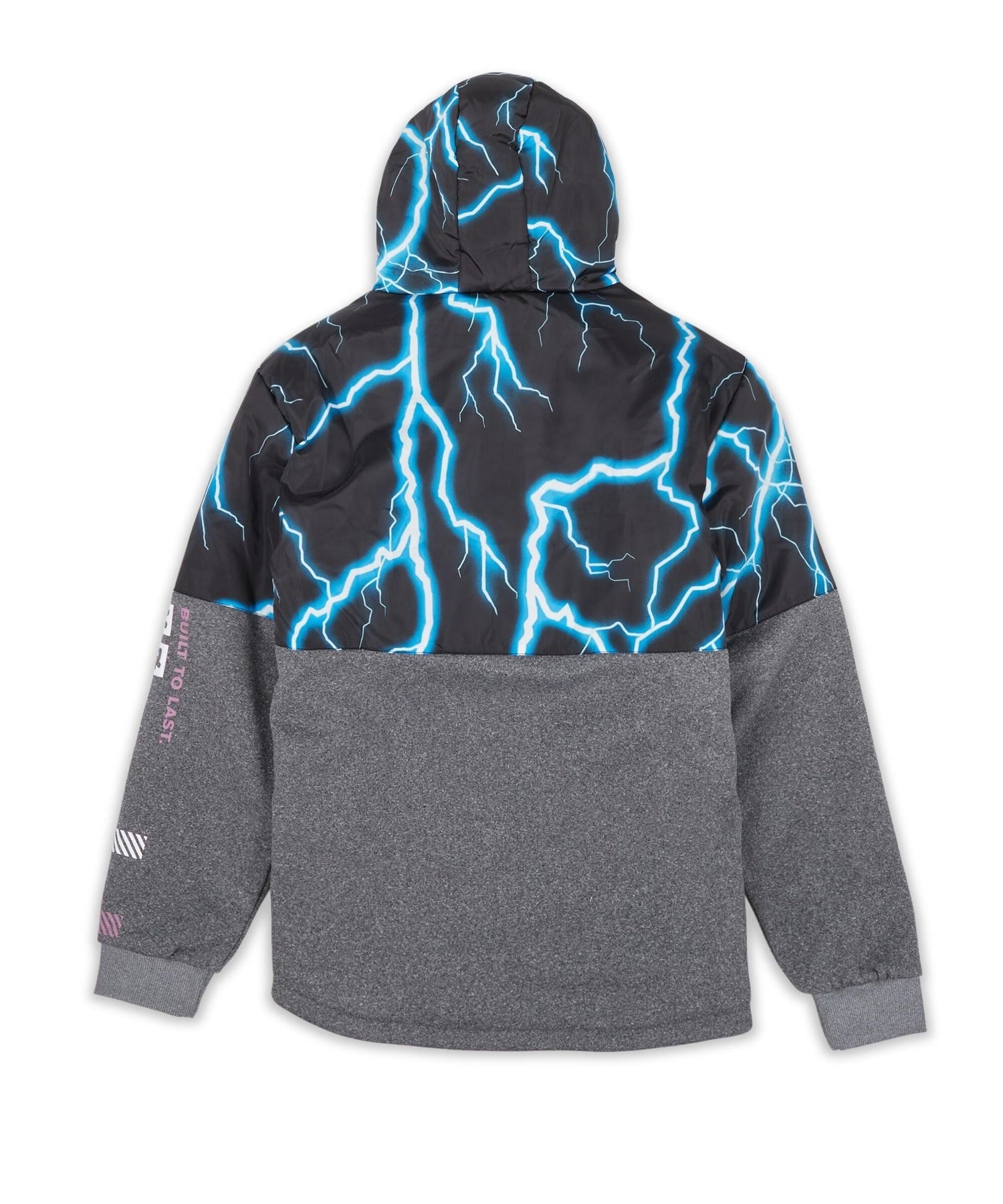 LIGHTNING SMILEY HOODIE BLUE